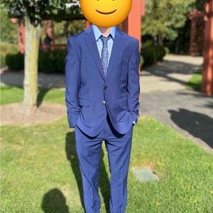 Slim Navy Modern Tech Suit